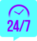 24 7 icon
