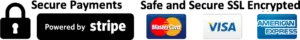 secure stripe payment logo amex master visa