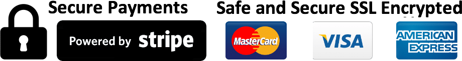 secure stripe payment logo amex master visa