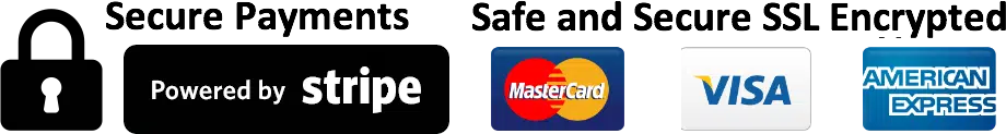 secure stripe payment logo amex master visa