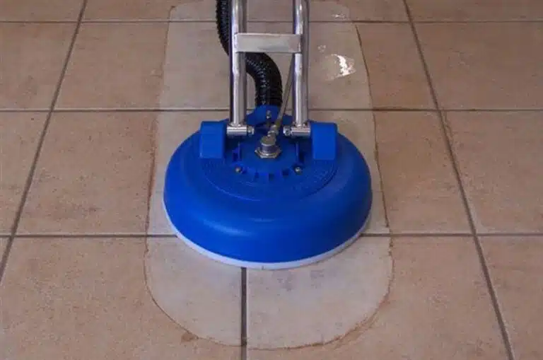 Floor Cleaning with Equipment
