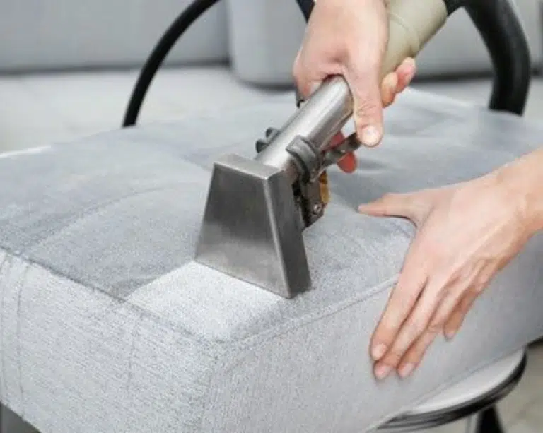 Avatar upholstery grey seat cushion steam clean