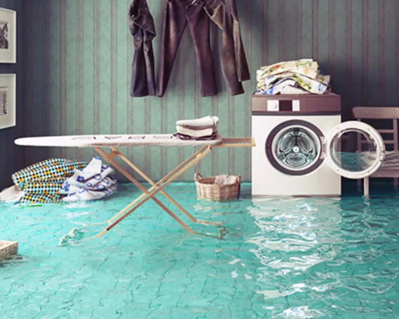 Washing Machine Flooding Home