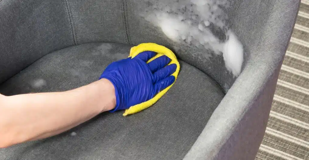regular cleaning upholstered furniture