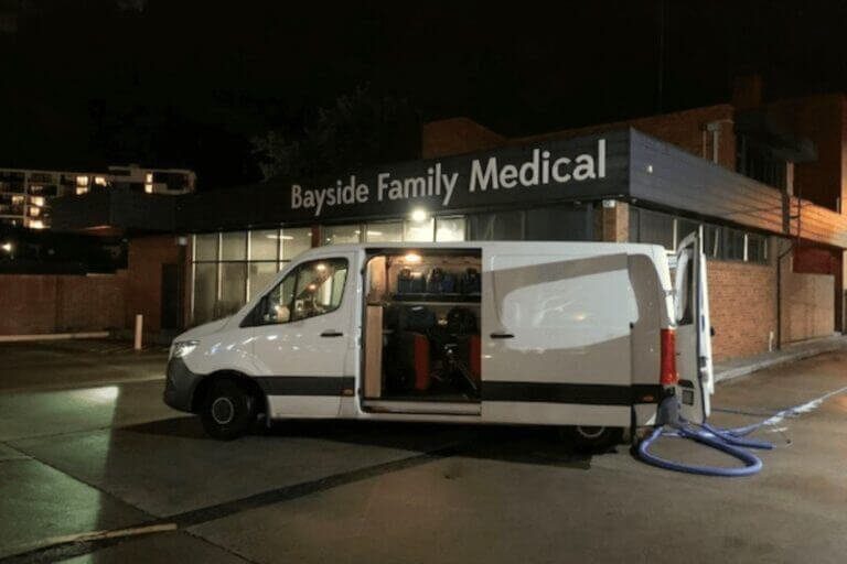 squeaky bayside medical centre water damage restoration (6)
