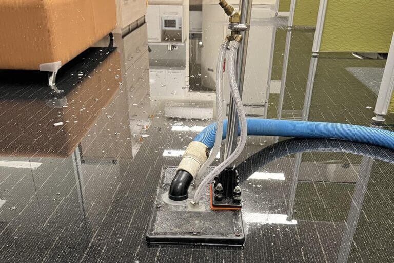 squeaky michelle lanigan real estate flooded office restoration (3)