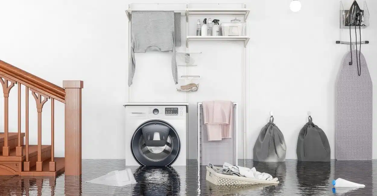 washing machine waste pipes cause