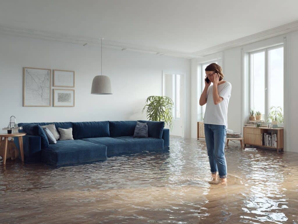 get rid of carpet odour from water damage