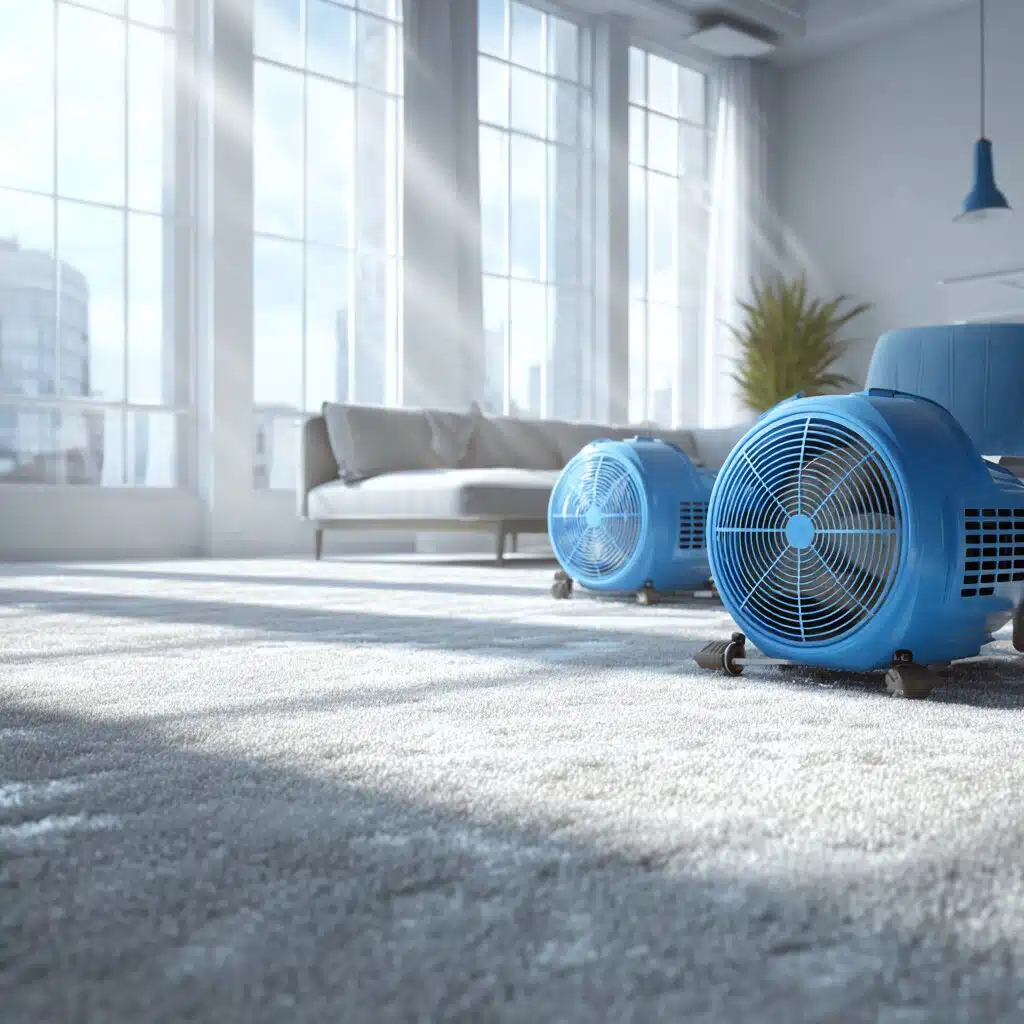 how long does it take steam cleaned carpet to dry