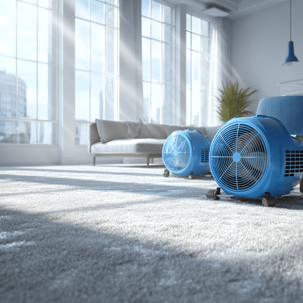 how to get rid of carpet odor from water damage